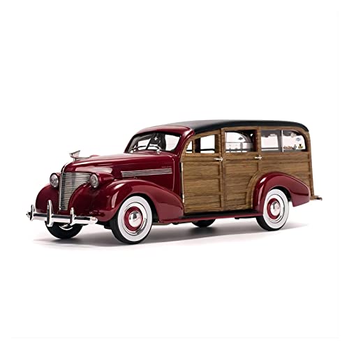 YCNXEB Miniatur Modelle Für Chevrolet Woody Surf Wagon 1939 1 18 Legierung Automodell Diecast Fahrzeuge Spielzeug Dekoration Sammlung Nachbildung(Rot) von YCNXEB