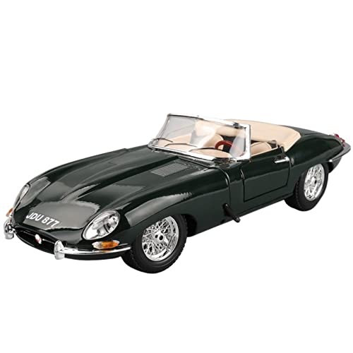 YCNXEB Miniatur Modelle Für Jaguar E-Type Coupe Legierung Automodellsimulation Autodekoration 1 18 Nachbildung(A) von YCNXEB