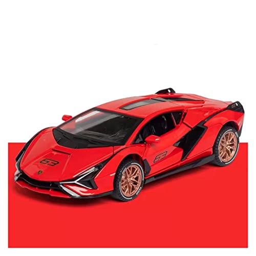 YCNXEB Miniatur Modelle Für Lamborghini 1 32 Legierung Automodell Simulation Kraftsteuerung Sound Und Licht Spielzeug Geschenksammlung Nachbildung(C) von YCNXEB