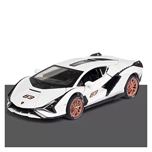 YCNXEB Miniatur Modelle Für Lamborghini 1 32 Legierung Automodell Simulation Kraftsteuerung Sound Und Licht Spielzeug Geschenksammlung Nachbildung(D) von YCNXEB
