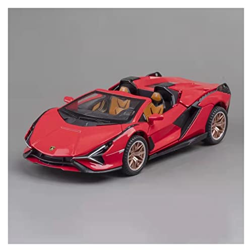 YCNXEB Miniatur Modelle Für Lamborghini Cabrio 1 32 Simulation Druckguss Automodell Erwachsene Geschenkdekoration Nachbildung(D) von YCNXEB