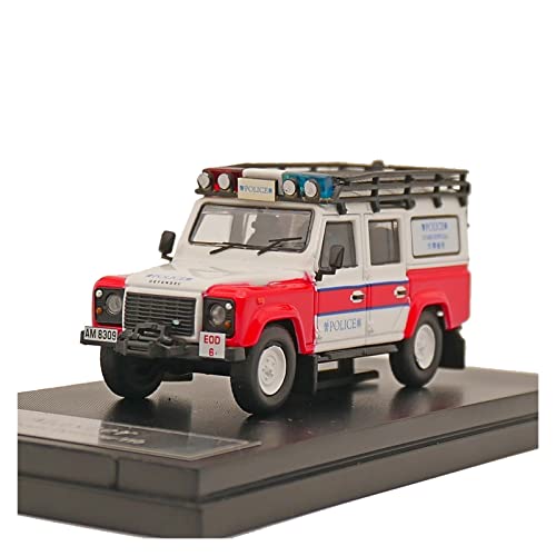 YCNXEB Miniatur Modelle Für Land Rover Defender 1 64 Polizeiauto Bombenentsorgungskombination Goldautomodell Spielzeug Nachbildung von YCNXEB