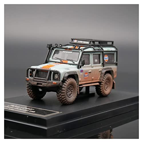 YCNXEB Miniatur Modelle Für Land Rover Defender Gulf 1 64 Legierung Automodell Metall Spielzeug Fahrzeug Sammlung Jungen Geschenke Nachbildung(B) von YCNXEB