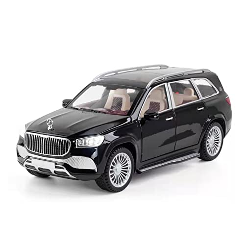 YCNXEB Miniatur Modelle Für Maybach Auto 1 24 Simulation Alloy Sound and Light Force Control Modell Spielzeugauto Nachbildung(Schwarz) von YCNXEB