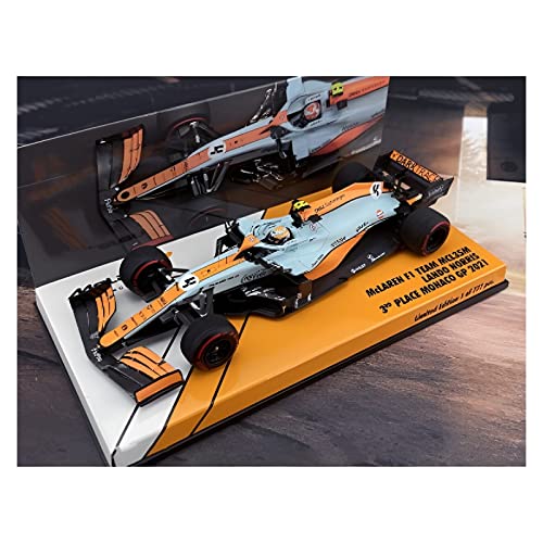YCNXEB Miniatur Modelle Für McLaren MCL35M F1 2021 1 43 Simulation Legierung Rennwagen Modell Sammlerstücke Spielzeug Geschenk Display Nachbildung von YCNXEB