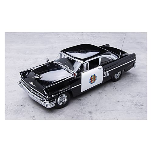 YCNXEB Miniatur Modelle Für Mercury Montclair 1 18 Legierung Klassisches Polizeiauto Modell Sammlerstücke Souvenir Display Nachbildung von YCNXEB