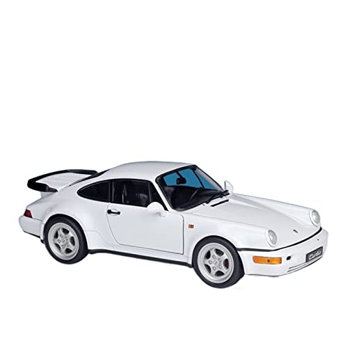YCNXEB Miniatur Modelle Für Porsche 964 Turbo 1 18 Weißlegierung Druckguss Auto Modell Dekoration Sammlung Geschenk Spielzeug Originalgetreue Nachbildung von YCNXEB