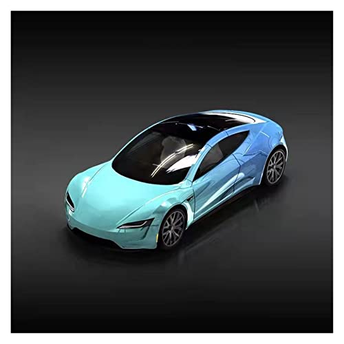 YCNXEB Miniatur Modelle Für Tesla Roadster 1 64 Alu-Automodell Metall-Druckguss-Konzeptfahrzeug-Sammlungsanzeige Nachbildung(Blau) von YCNXEB