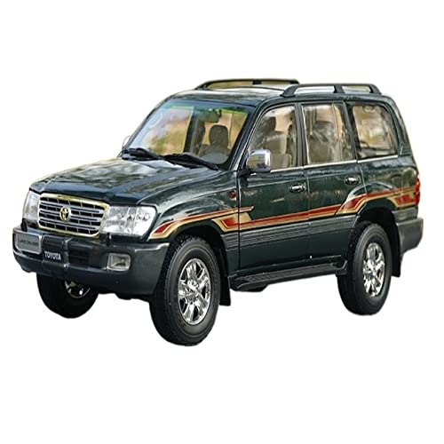 YCNXEB Miniatur Modelle Für Toyota Land Cruiser LC100 2009 Diecast Modell Grün Weiß SUV Legierung Spielzeug 1 18 Nachbildung(A) von YCNXEB