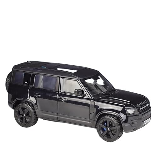 YCNXEB Miniatur Modelle Land Rover Defender SUV-Geländewagen-Legierungsautomodell Aus Druckgussmetall Im Maßstab 1:25 Sammlung Für Spielzeug-Enthusiasten Originalgetreue Nachbildung(Schwarz) von YCNXEB