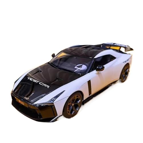 YCNXEB Miniatur Modelle Limitierte Auflage Aus Kunstharz Im Maßstab 1:18 Für Die Gedenksammlung Für Enthusiasten Der Nissan GTR R50-Testwagensimulation Nachbildung von YCNXEB