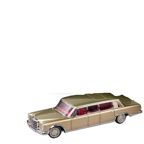 YCNXEB Miniatur Modelle Maßstab 1 18 Für Den Mercedes-Benz Pullman W100 Pullman, Sein Oldtimer-Legierungsmodell Mit Kompressionswelle Für Erwachsene Originalgetreue Nachbildung(Beige) von YCNXEB