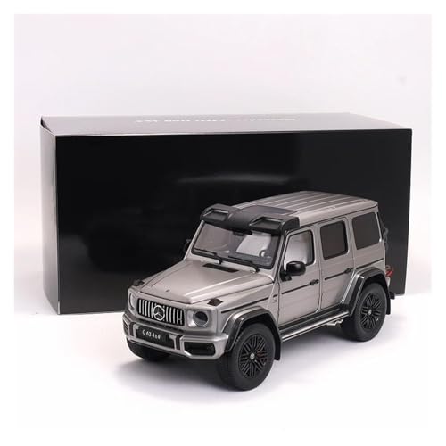 YCNXEB Miniatur Modelle Maßstab 1 18 Für Große GM Mercedes-Benz G63 Iscale-Legierung Mit Kompressionswelle Miniaturmodell Erwachsenenkollektion Originalgetreue Nachbildung(Gray) von YCNXEB