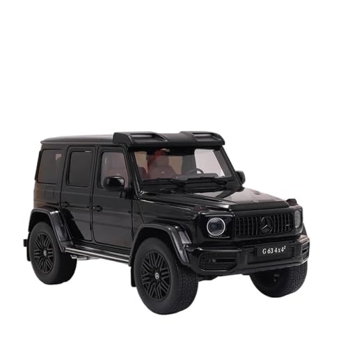 YCNXEB Miniatur Modelle Maßstab 1 18 Für Große GM Mercedes-Benz G63 Iscale-Legierung Mit Kompressionswelle Miniaturmodell Erwachsenenkollektion Originalgetreue Nachbildung(Schwarz) von YCNXEB