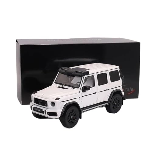 YCNXEB Miniatur Modelle Maßstab 1 18 Für Große GM Mercedes-Benz G63 Iscale-Legierung Mit Kompressionswelle Miniaturmodell Erwachsenenkollektion Originalgetreue Nachbildung(White) von YCNXEB