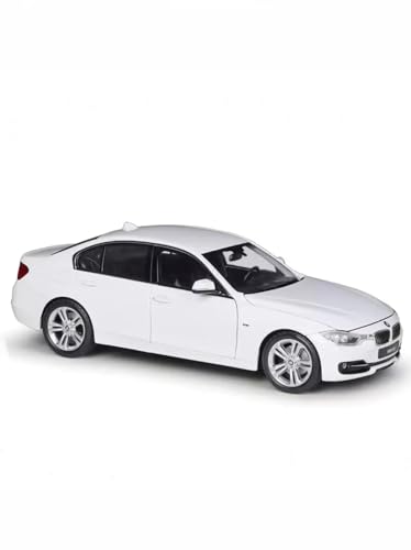 YCNXEB Miniatur Modelle Maßstab 1 18 Für Maßstabsgetreue Druckgussmetall-Sondereditionen BMW 335i Legierungsautomodell Heimtextilien-Kollektion Dekorationen Originalgetreue Nachbildung(White) von YCNXEB