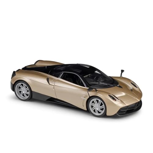 YCNXEB Miniatur Modelle Maßstab 1 24 Für Pagani Huayra Druckguss-Autosimulator Klassischer Sportwagen Metallspielzeugauto Erwachsenenkollektion Originalgetreue Nachbildung(Beige) von YCNXEB