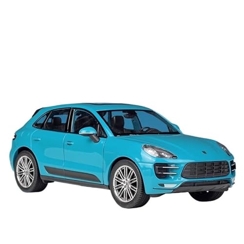 YCNXEB Miniatur Modelle Maßstab 1 24 Für Porsche Cayenne Macan 550 Aus Metalldruckguss, Vintage-Legierungsautomodell Hobby-Sammlung Erwachsene Originalgetreue Nachbildung(Blau) von YCNXEB