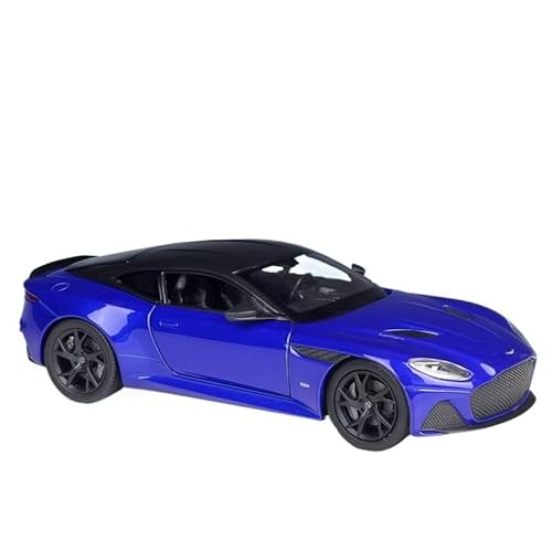 YCNXEB Miniatur Modelle Maßstab 1 24 Metalldruckguss Aston Martin Vanquish DBS Legierung Automodell Sammlerstück Ornament Heimdekoration Spielzeug Originalgetreue Nachbildung(Blue 1) von YCNXEB
