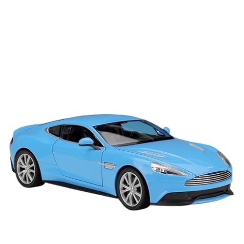 YCNXEB Miniatur Modelle Maßstab 1 24 Metalldruckguss Aston Martin Vanquish DBS Legierung Automodell Sammlerstück Ornament Heimdekoration Spielzeug Originalgetreue Nachbildung(Blue 2.) von YCNXEB