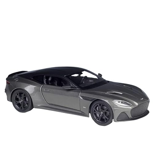 YCNXEB Miniatur Modelle Maßstab 1 24 Metalldruckguss Aston Martin Vanquish DBS Legierung Automodell Sammlerstück Ornament Heimdekoration Spielzeug Originalgetreue Nachbildung(Gray) von YCNXEB