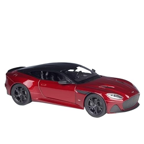 YCNXEB Miniatur Modelle Maßstab 1 24 Metalldruckguss Aston Martin Vanquish DBS Legierung Automodell Sammlerstück Ornament Heimdekoration Spielzeug Originalgetreue Nachbildung(Rot) von YCNXEB