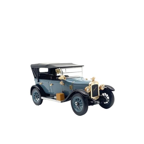 YCNXEB Miniatur Modelle Maßstab 1 43 Für Maßstabsgetreue Retro-Oldtimer-Nostalgie-Ornamente Aus Austin-Legierung Limitierter Auflage Aus Austin-Legierung Originalgetreue Nachbildung(Blau) von YCNXEB