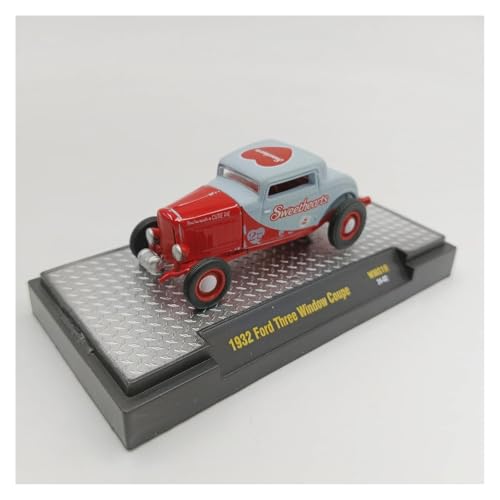 YCNXEB Miniatur Modelle Maßstab 1 64 Für 1932 Ford Dreifenster-Coupé Aus Druckgusslegierung, Spielzeugmodell, Klassische Nostalgie, Statische Anzeige Originalgetreue Nachbildung von YCNXEB