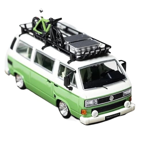 YCNXEB Miniatur Modelle Maßstab 1 64 Für Volkswagen T3 Kombi Druckguss Sammlermodell Bausatz Hobbyist Statische Ornamente Nachbildung von YCNXEB