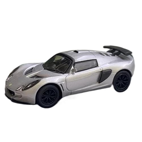 YCNXEB Miniatur Modelle Maßstab 1 64 für Exige-Sportwagen aus Silberlegierung Druckguss-Sammelmodellbausatz statische Ornamente für Bastler Nachbildung von YCNXEB
