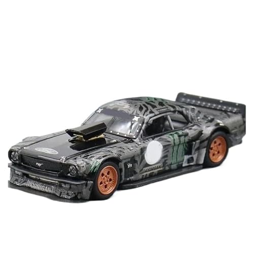 YCNXEB Miniatur Modelle Maßstab 1 64 für Mustang RTR Sportwagen Druckguss Sammlermodell Bausatz Hobbyist Statische Ornamente Nachbildung von YCNXEB