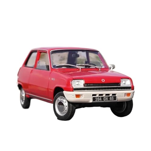 YCNXEB Miniatur Modelle Maßstab 1:18 Für 1976 Renault 5 Alpine Fertige Miniaturfahrzeug-Sammlungsanzeige Nachbildung von YCNXEB