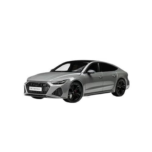 YCNXEB Miniatur Modelle Maßstab 1:18 Für Audi RS7 C8 2021 SportbackStatic Metal-Sammlung Für Enthusiasten Nachbildung(Gray) von YCNXEB