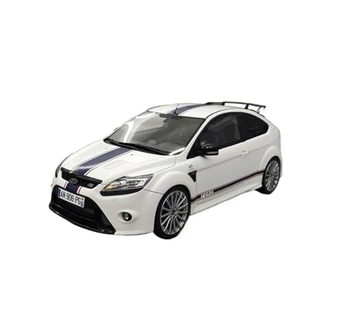 YCNXEB Miniatur Modelle Maßstab 1:18 Für Ford Focus Mk2 RS Limited Edition Resin Simulation Gedenksammlung Für Enthusiasten Nachbildung(White) von YCNXEB
