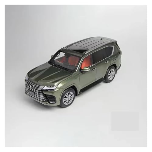 YCNXEB Miniatur Modelle Maßstab 1:18 Für Lexus LX600 SUV Ultra Special Edition Statisches Metallautomodell Gedenksammlung Für Enthusiasten Nachbildung(Grün) von YCNXEB