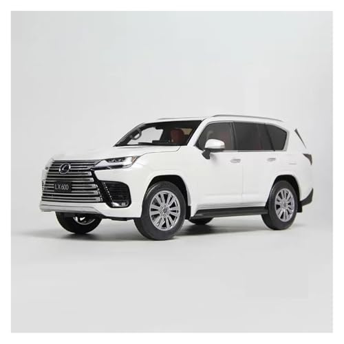 YCNXEB Miniatur Modelle Maßstab 1:18 Für Lexus LX600 SUV Ultra Special Edition Statisches Metallautomodell Gedenksammlung Für Enthusiasten Nachbildung(White) von YCNXEB