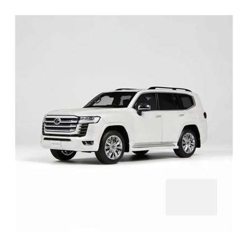 YCNXEB Miniatur Modelle Maßstab 1:18 Für Toyota Land Cruiser LC300 ZX SUVUl Tra Statisches Metallautomodell Gedenksammlung Für Enthusiasten Nachbildung(White) von YCNXEB