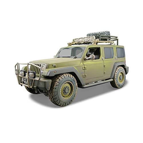 YCNXEB Miniatur Modelle Passend for Jeep Wrangler 1 18 Offroad Modell Spielzeugauto Simulation Alu Automodell Deko Geschenk Altgrün Originalgetreue Nachbildung YCNXEB Miniatur Modelle Passend for Jeep Wrangler 1 18 Offroad Modell Spielzeugauto Simulation Alu Automodell Deko Geschenk Altgrün Originalgetreue Nachbildung von YCNXEB
