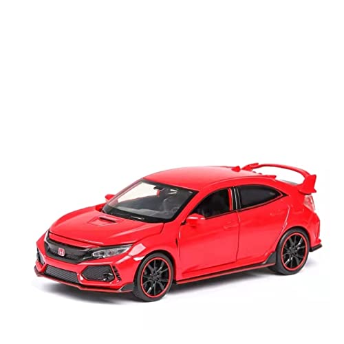 YCNXEB Miniatur Modelle for Honda Civic 1 32 Simulation Druckguss Modellauto Zurückziehen Modellauto Modellauto Spielzeugjungen Nachbildung(B) von YCNXEB