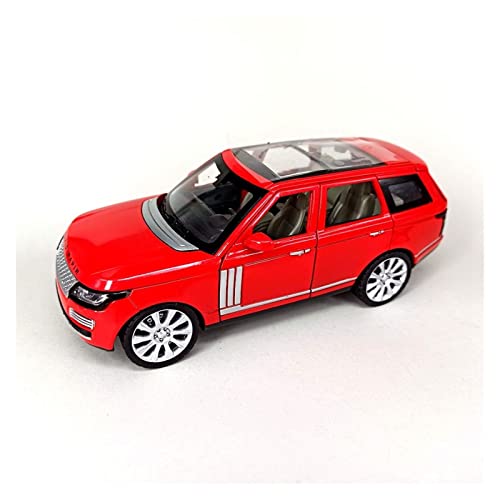 YCNXEB Miniatur Modelle for Land Rover Range Rover 1 24 Pullback Sound Und Licht Spielzeugauto Metall Geländewagen Junge Nachbildung(B) von YCNXEB