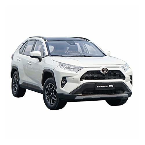 YCNXEB Miniatur Modelle for Toyota RAV4 2019 1 18 Legierung Auto Spielzeug Modellsammlung Automobil Ornamente Spiegel Kann Gefaltet Werden Originalgetreue Nachbildung(A) von YCNXEB