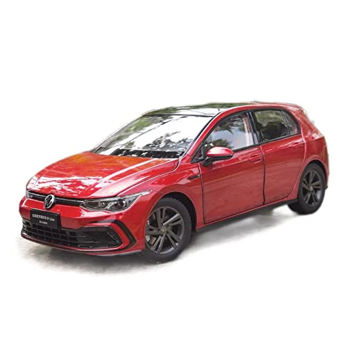 YCNXEB Miniatur Modelle for VW Golf 8. R-Line 1 18 Modell Dekoration Simulation Modellauto Sammlung Spielzeug Geschenk Originalgetreue Nachbildung(C) von YCNXEB