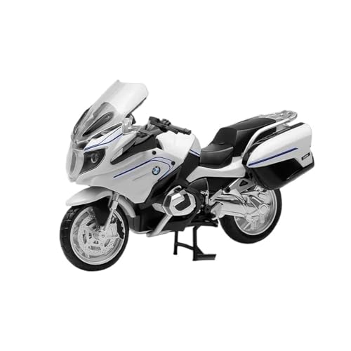YCNXEB Motorrad in Limitierter Auflage 1:12 Für BMW R1250RT Legierung Druckguss Motorrad Modell Miniatur Realistische Figuren Hobby Souvenir(White) von YCNXEB