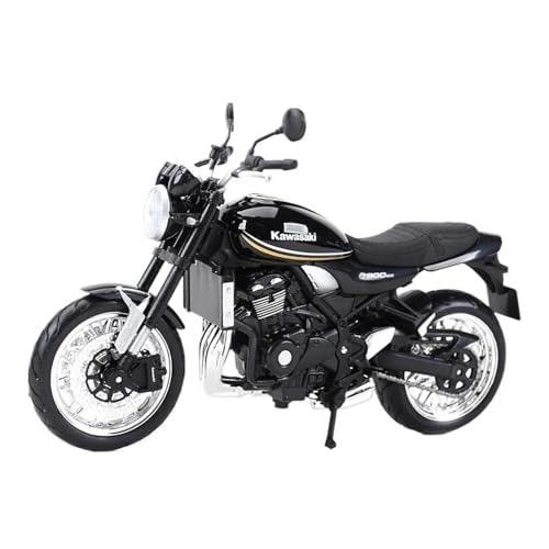 YCNXEB Motorrad in Limitierter Auflage 1:12 Für Kawasaki Z900RS Legierung Druckguss Motorrad Modell Miniatur Realistische Figuren Hobby Souvenir(Black) von YCNXEB