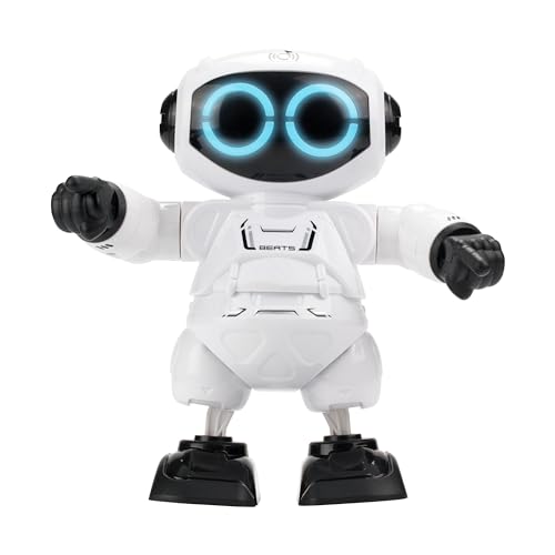 YCOO 88587 ROBO Beats by Silverlit, Tanzender Roboter, Ton-und Lichteffekten, berühre seinen Kopf und er beginnt zu tanzen, 18,5 cm, weiß, ab 3 Jahren YCOO 88587 ROBO Beats by Silverlit, Tanzender Roboter, Ton-und Lichteffekten, berühre seinen Kopf und er beginnt zu tanzen, 18,5 cm, weiß, ab 3 Jahren von YCOO