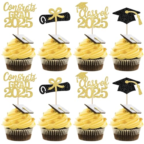24 Stück 2022 Graduation Cupcake Toppers Glitter Diplom Congrats Grad 2022 Graduation Cap Klasse of 2022 Cupcake Picks 2022 Graduation Theme School Graduate Party Cake Decorations Supplies Gold 24 Stück 2022 Graduation Cupcake Toppers Glitter Diplom Congrats Grad 2022 Graduation Cap Klasse of 2022 Cupcake Picks 2022 Graduation Theme School Graduate Party Cake Decorations Supplies Gold von YCTHUNFISH