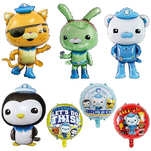 Octonauts Geburtstags Party Luftballons The Octonauts Folienballon Geburtstag Dekoration Luftballons Themen Geburtstag Deko für Kinder Party Dekoration 7pcs Octonauts Geburtstags Party Luftballons The Octonauts Folienballon Geburtstag Dekoration Luftballons Themen Geburtstag Deko für Kinder Party Dekoration 7pcs von YCVBCY