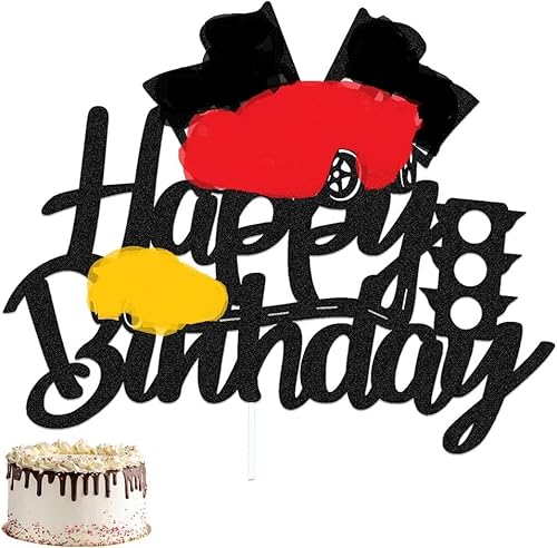 Renn Auto Tortendeko 1 Stück Happy Birthday Rennauto Karierte Flagge Kinder Cake Topper Karierter Flagge Kuchen Deko Jungen Mädchen Geburtstag Party Kuchen Dekorationen Renn Auto Tortendeko 1 Stück Happy Birthday Rennauto Karierte Flagge Kinder Cake Topper Karierter Flagge Kuchen Deko Jungen Mädchen Geburtstag Party Kuchen Dekorationen von YCVBCY