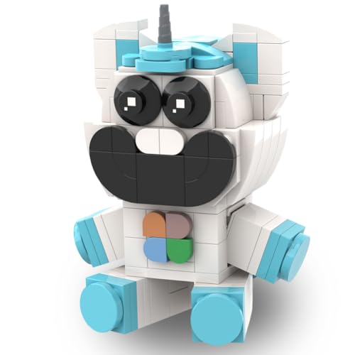 Smiling Criitters Bausteine, Building Blöcke Mini Bausteine Set Bauklötze Spielzeug 3D-Modell Micro Nano Blöcke Konstruktionsspielzeug Ziegelstein Bauklötze Satz Figuren Bausteinen für Kinder (152pcs) von YCVBCY
