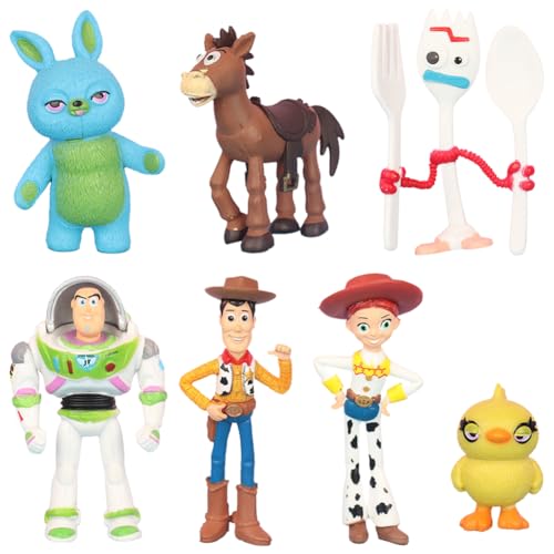 Toy Figuren Tortendeko, 7 Stück Toy Cake Topper Set, Toy Realistic Figuren Party Kuchen Dekoration, Mini Figuren Set, Kinder Geburtstag Party Torte Deko Supplies Toy Figuren Tortendeko, 7 Stück Toy Cake Topper Set, Toy Realistic Figuren Party Kuchen Dekoration, Mini Figuren Set, Kinder Geburtstag Party Torte Deko Supplies von YCVBCY